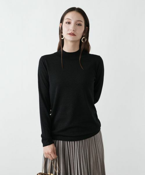 Leilian / レリアン ニット・セーター | ラメハイネックニットプルオーバー【25年11月カタログ】 | 詳細18