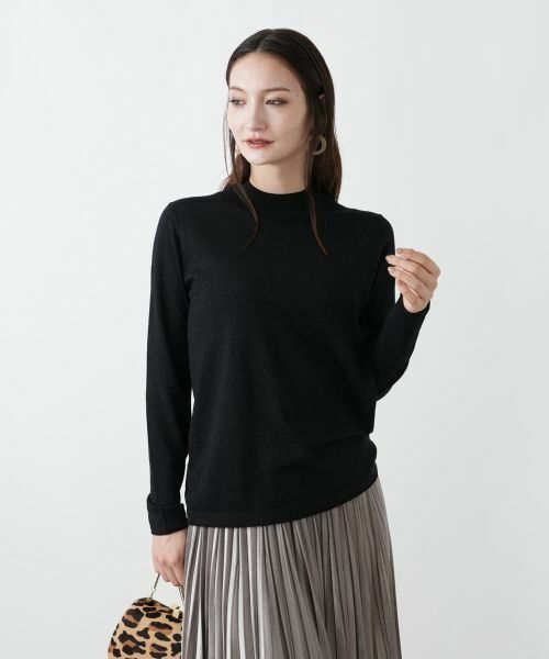 Leilian / レリアン ニット・セーター | ラメハイネックニットプルオーバー【25年11月カタログ】 | 詳細19