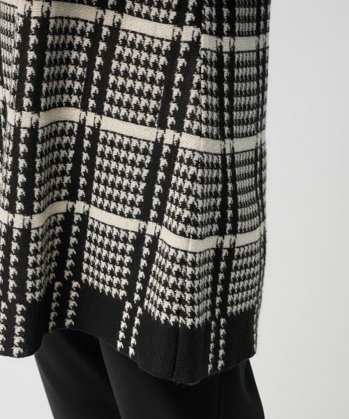 Leilian / レリアン ニット・セーター | 千鳥格子ニットチュニック【25年11月カタログ】 | 詳細21