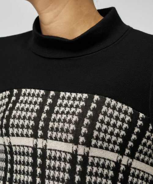 Leilian / レリアン ニット・セーター | 千鳥格子ニットチュニック【25年11月カタログ】 | 詳細22