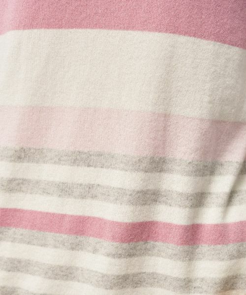 Leilian / レリアン ニット・セーター | マルチボーダークルーネックニット | 詳細10