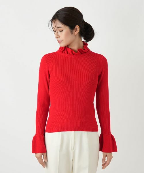 Leilian / レリアン ニット・セーター | フリルリブニット | 詳細13