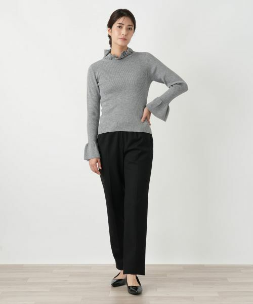 Leilian / レリアン ニット・セーター | フリルリブニット | 詳細4