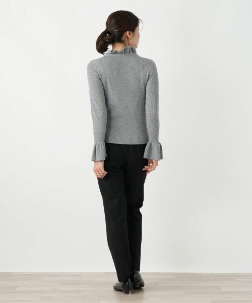 Leilian / レリアン ニット・セーター | フリルリブニット | 詳細6