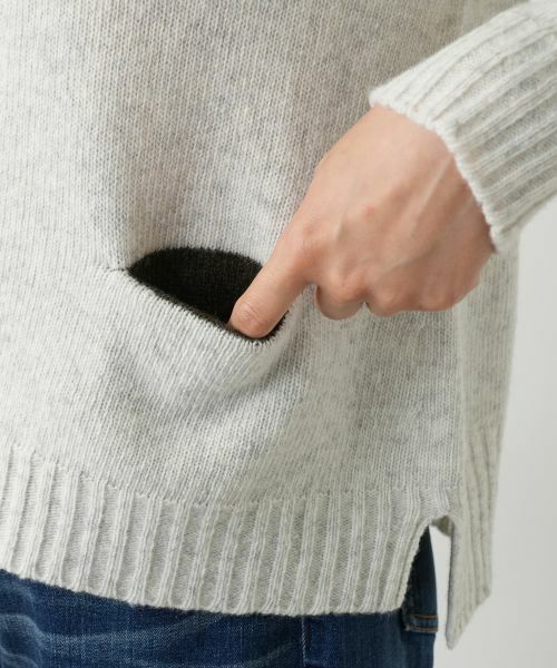 Leilian / レリアン ニット・セーター | ポケット付きクルーネックニット | 詳細15
