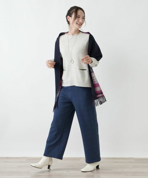 Leilian / レリアン ニット・セーター | ポケット付きクルーネックニット | 詳細2