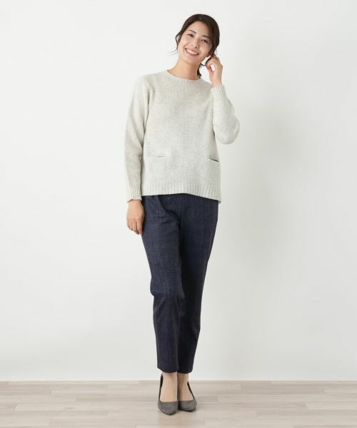 Leilian / レリアン ニット・セーター | ポケット付きクルーネックニット | 詳細29