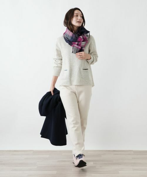 Leilian / レリアン ニット・セーター | ポケット付きクルーネックニット | 詳細7
