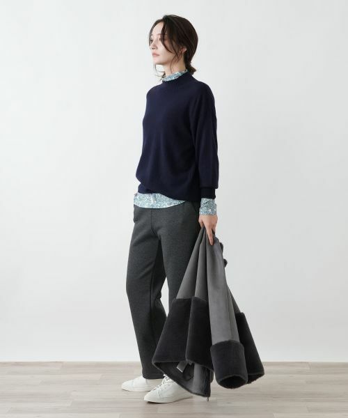 Leilian / レリアン ニット・セーター | ドロップショルダーハイネックニット | 詳細11