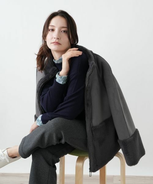 Leilian / レリアン ニット・セーター | ドロップショルダーハイネックニット | 詳細13