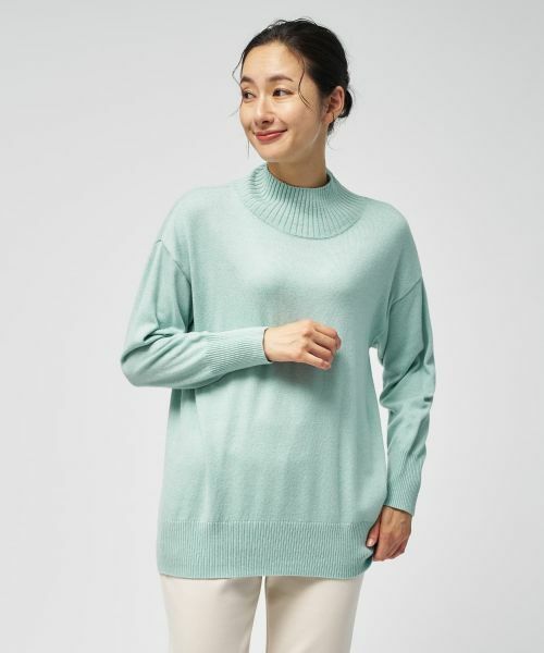 Leilian / レリアン ニット・セーター | ドロップショルダーハイネックニット | 詳細18