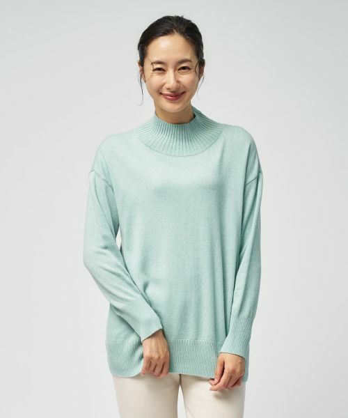 Leilian / レリアン ニット・セーター | ドロップショルダーハイネックニット | 詳細19
