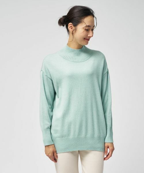 Leilian / レリアン ニット・セーター | ドロップショルダーハイネックニット | 詳細21