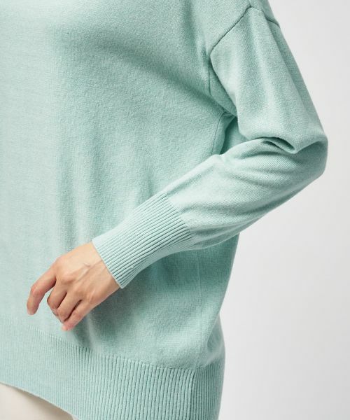 Leilian / レリアン ニット・セーター | ドロップショルダーハイネックニット | 詳細26