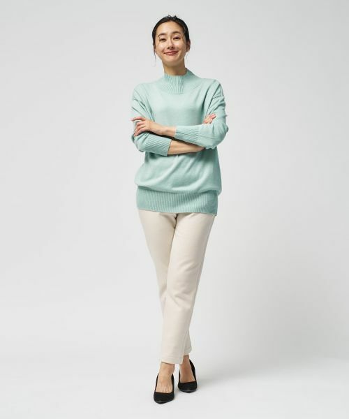 Leilian / レリアン ニット・セーター | ドロップショルダーハイネックニット | 詳細29