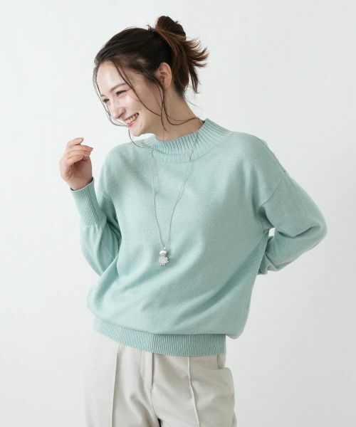 Leilian / レリアン ニット・セーター | ドロップショルダーハイネックニット | 詳細6