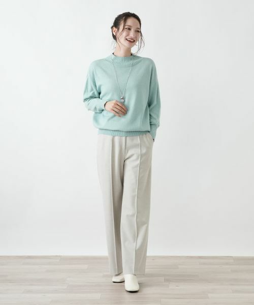 Leilian / レリアン ニット・セーター | ドロップショルダーハイネックニット | 詳細7