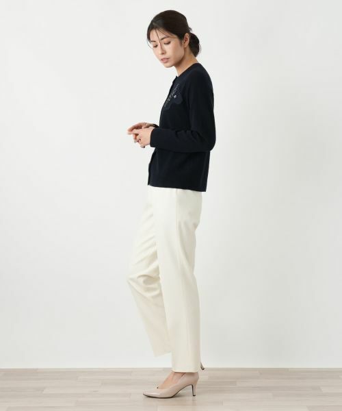 Leilian / レリアン カーディガン・ボレロ | チュールビジューニットカーディガン | 詳細5