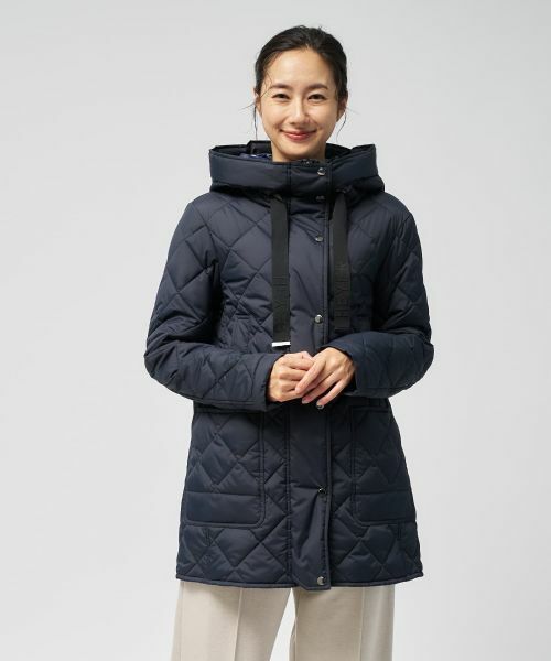 Leilian / レリアン その他アウター | フーデッドキルティングコート | 詳細1