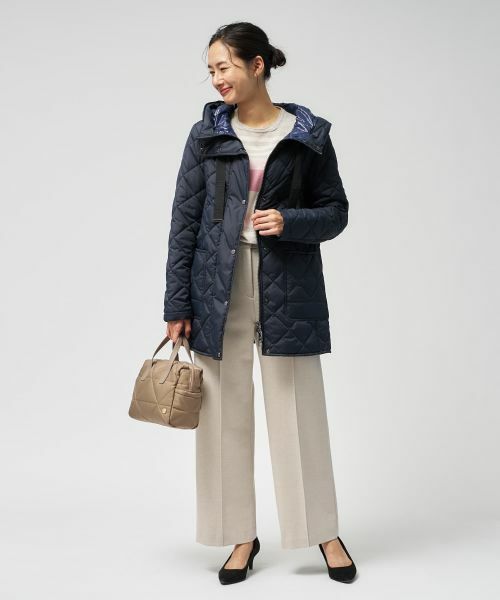 Leilian / レリアン その他アウター | フーデッドキルティングコート | 詳細13