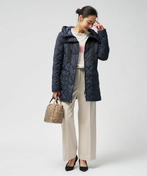Leilian / レリアン その他アウター | フーデッドキルティングコート | 詳細14