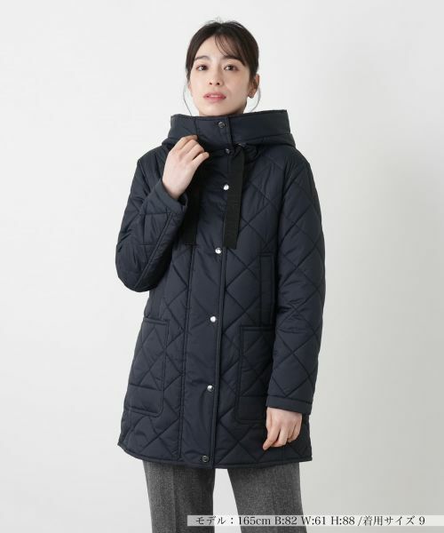 Leilian / レリアン その他アウター | フーデッドキルティングコート | 詳細21