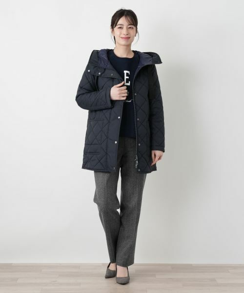 Leilian / レリアン その他アウター | フーデッドキルティングコート | 詳細22