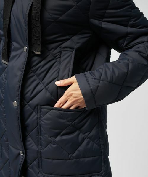 Leilian / レリアン その他アウター | フーデッドキルティングコート | 詳細8