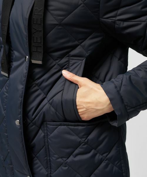 Leilian / レリアン その他アウター | フーデッドキルティングコート | 詳細9