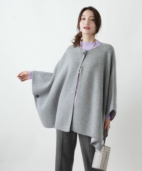 Leilian / レリアン その他アウター | リバーシブルマント【25年11月カタログ】 | 詳細3