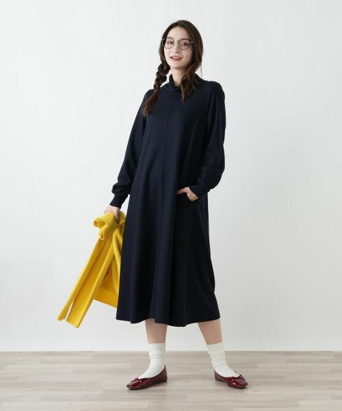 Leilian / レリアン ドレス | ハイネックAラインワンピース【25年11月カタログ】 | 詳細2