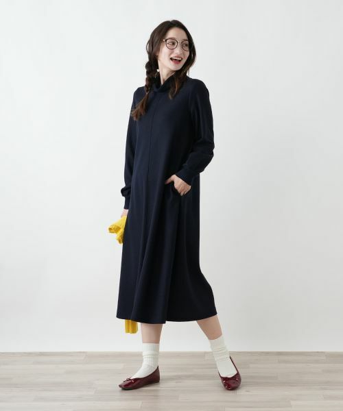 Leilian / レリアン ドレス | ハイネックAラインワンピース【25年11月カタログ】 | 詳細3