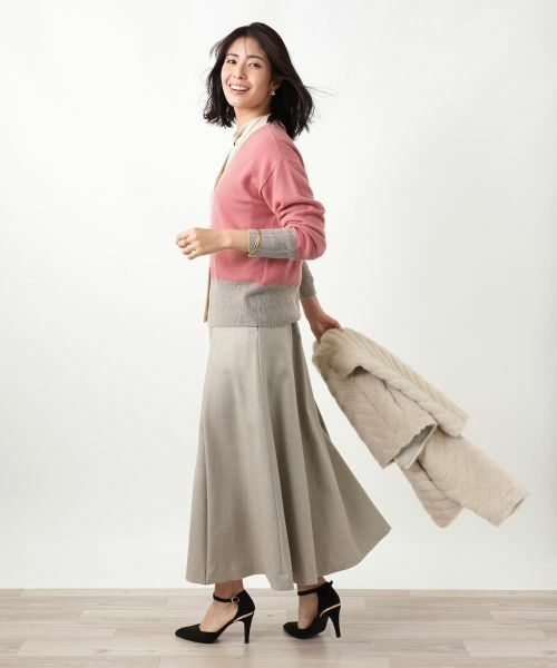 Leilian / レリアン カーディガン・ボレロ | カシミヤ配色カーディガン【Leilian WHITE LABEL】 | 詳細28