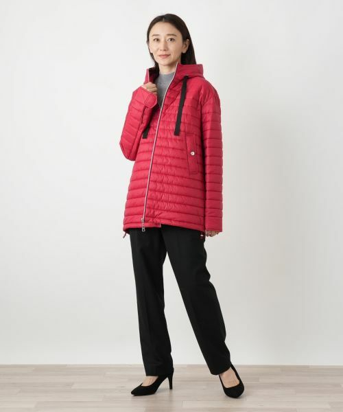 Leilian / レリアン その他アウター | 中わたキルティングフーデッドコート | 詳細1