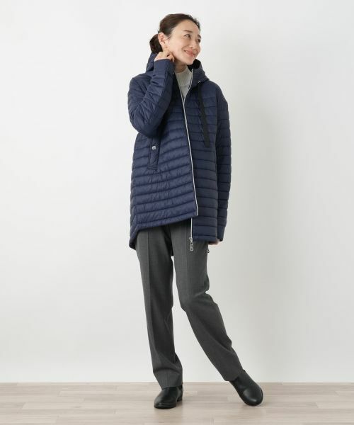 Leilian / レリアン その他アウター | 中わたキルティングフーデッドコート | 詳細4