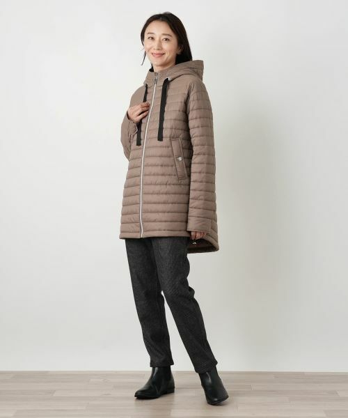 Leilian / レリアン その他アウター | 中わたキルティングフーデッドコート | 詳細7