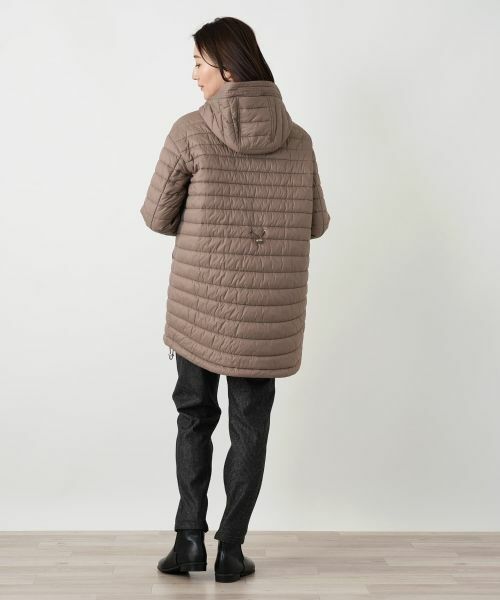 Leilian / レリアン その他アウター | 中わたキルティングフーデッドコート | 詳細9