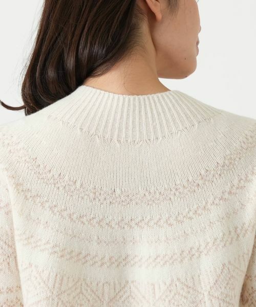 Leilian / レリアン ニット・セーター | フェアアイル柄ニットプルオーバー【Leilian WHITE LABEL】 | 詳細21