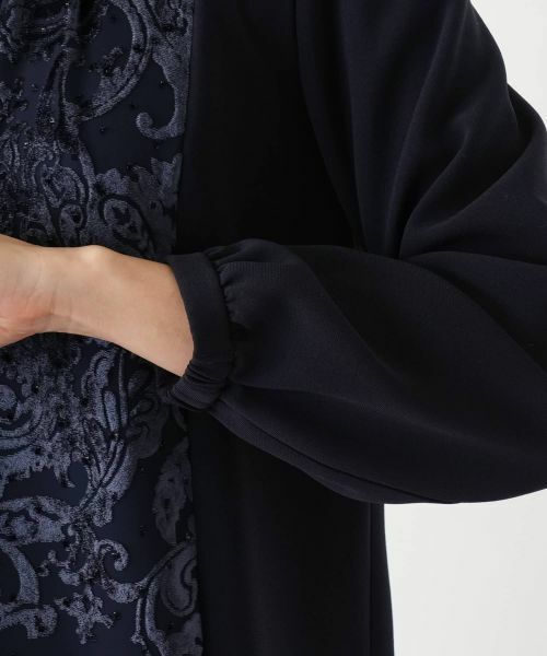 Leilian / レリアン ドレス | 異素材切り替えワンピース【セレモニー】【Leilian WHITE LABEL】 | 詳細21