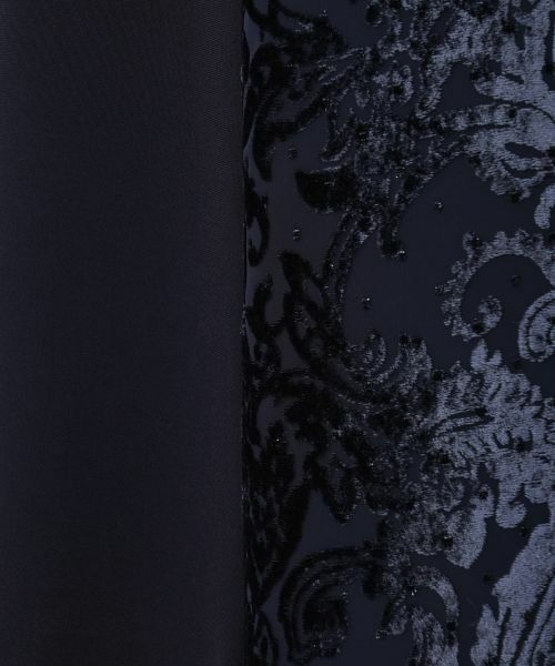 Leilian / レリアン ドレス | 異素材切り替えワンピース【セレモニー】【Leilian WHITE LABEL】 | 詳細23