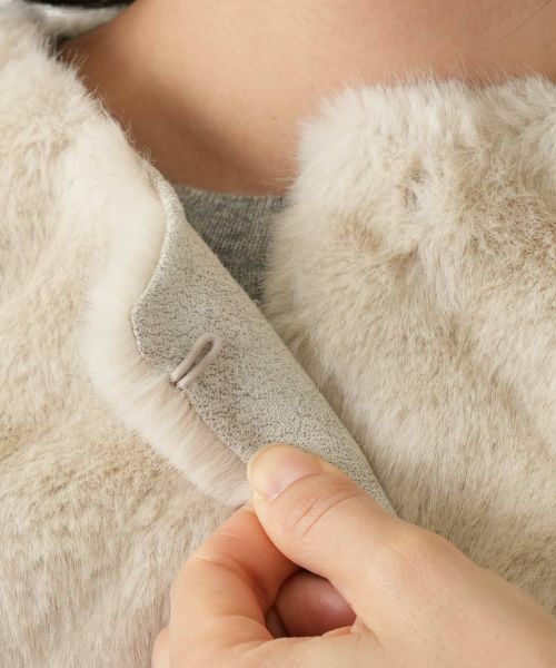 Leilian / レリアン テーラードジャケット | フェイクファージャケット【セレモニー】【Leilian WHITE LABEL】 | 詳細18