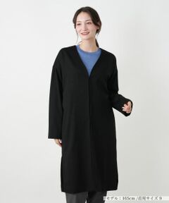 Leilian / レリアン その他アウター | ノーカラーVネックコート