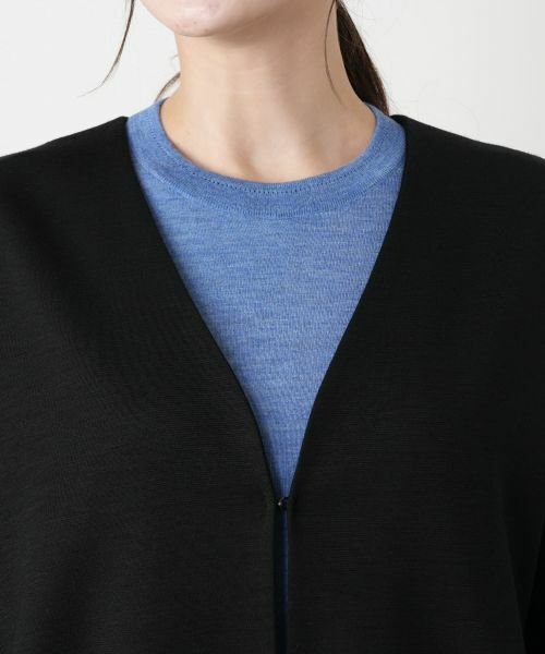 Leilian / レリアン その他アウター | ノーカラーVネックコート | 詳細10