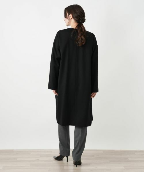 Leilian / レリアン その他アウター | ノーカラーVネックコート | 詳細6