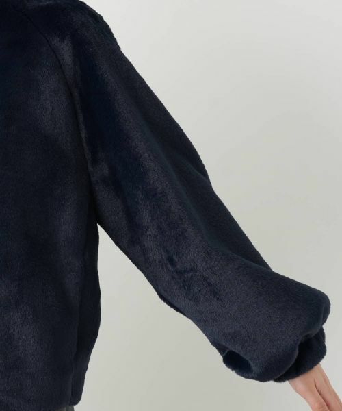 Leilian / レリアン テーラードジャケット | フェイクファーブルゾン | 詳細12