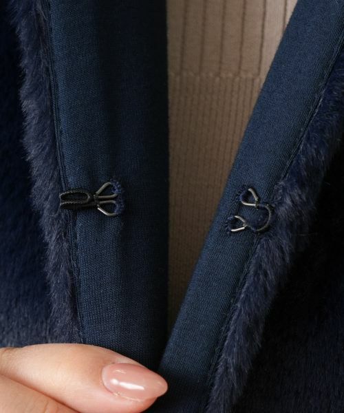 Leilian / レリアン テーラードジャケット | フェイクファーブルゾン | 詳細14