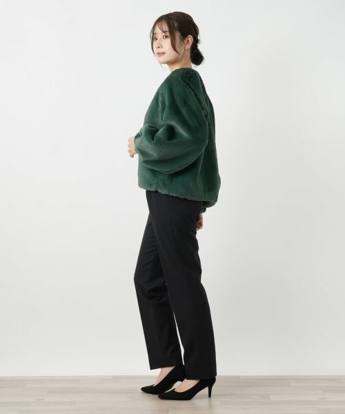 Leilian / レリアン テーラードジャケット | フェイクファーブルゾン | 詳細2