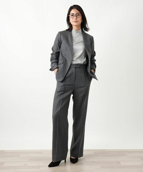 Leilian / レリアン テーラードジャケット | ノーカラージャケット | 詳細1