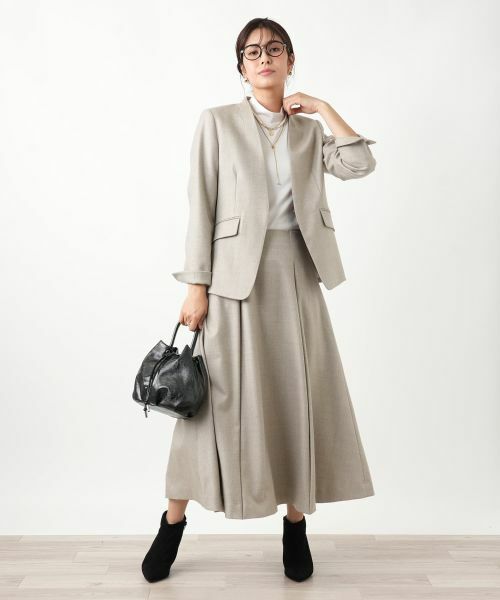 Leilian / レリアン テーラードジャケット | ノーカラージャケット | 詳細10