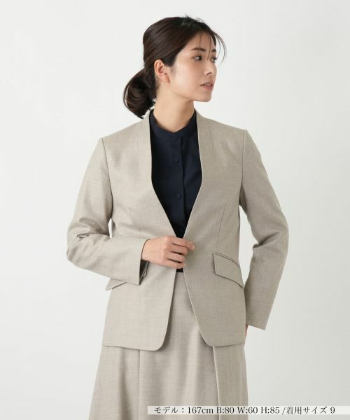 Leilian / レリアン テーラードジャケット | ノーカラージャケット | 詳細13